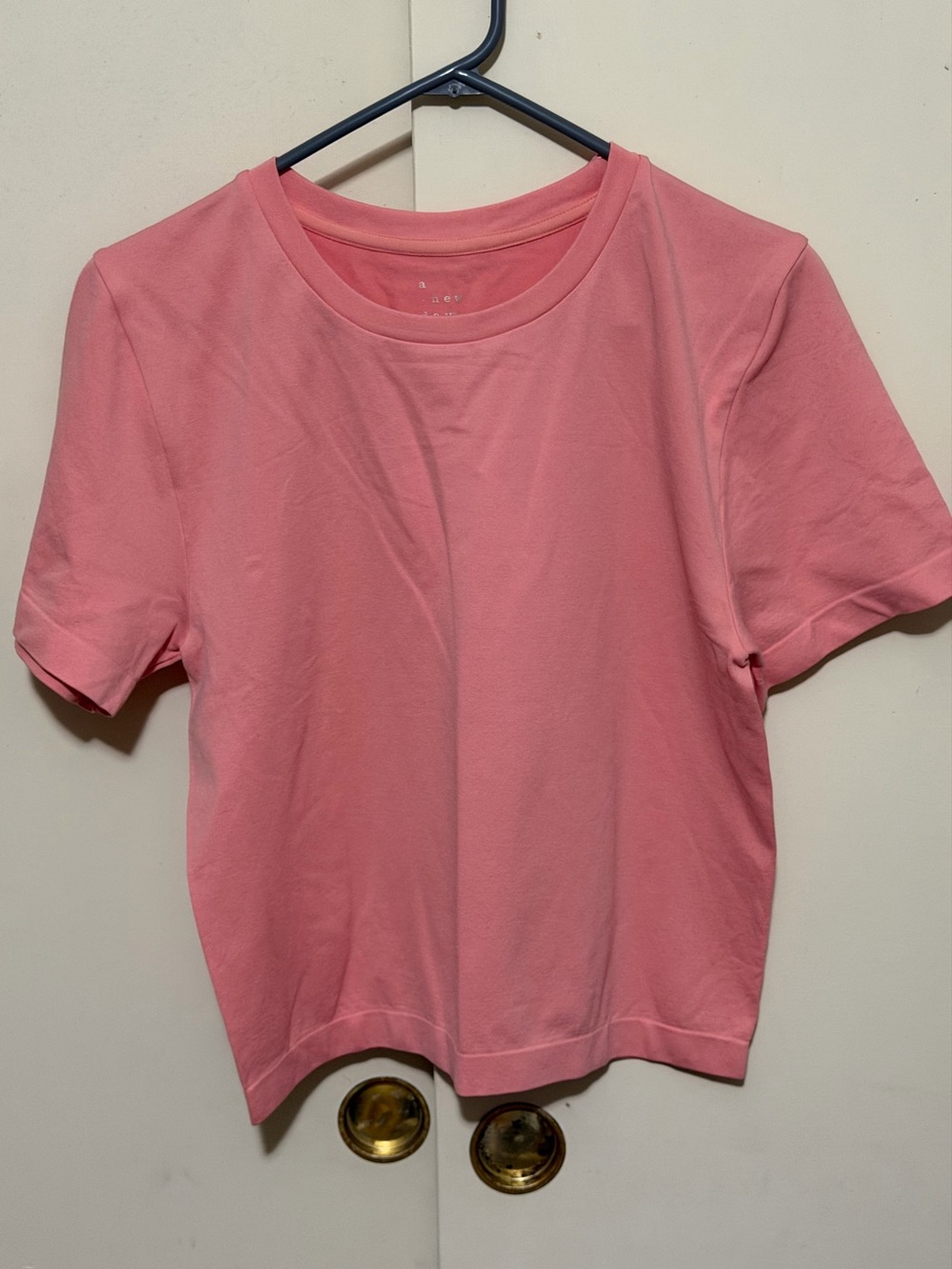 a new day Coral Pink Short Sleeve Crewneck Tee